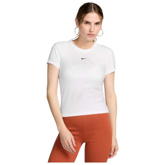 Nike Γυναικεία κοντομάνικη μπλούζα Sportswear Chill Knit Cropped T-Shirt